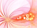 Pink Hot Rays, Arcs with Bubbles - fractal image