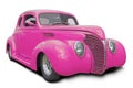 Pink Hot Rod Royalty Free Stock Photo