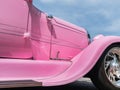 Pink hot rod Royalty Free Stock Photo