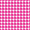 Pink hounds tooth