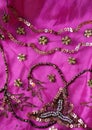 Pink indian fabric