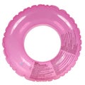 Pink inflatable round tube (Clipping path) Royalty Free Stock Photo