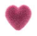 Pink, infrared prickly heart Royalty Free Stock Photo