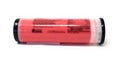 A pink ink tube of z-type duplicator ink Royalty Free Stock Photo