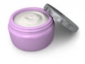 Pink Jar of Moisturizing cream