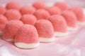 Pink jelly sweets