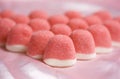 Pink jelly sweets