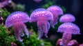 Pink jellyfish in an aquarium Royalty Free Stock Photo