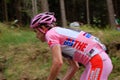 The pink jersey Arrojo