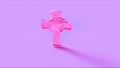 Pink Jesus Cross