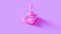 Pink Joystick Retro Simple