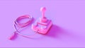 Pink Joystick Retro Simple