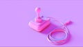 Pink Joystick Retro Simple