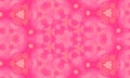 Pink kaleidoscope patterned background for wallpapers
