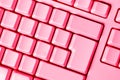 Pink keyboard empty Royalty Free Stock Photo