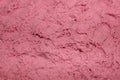 Pink kinetic sand top view. Pink sand. Kids toys