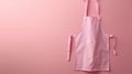 The pink kitchen apron.AI generated image Royalty Free Stock Photo