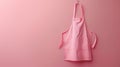 The pink kitchen apron.AI generated image Royalty Free Stock Photo
