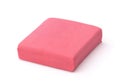 Pink kneaded art eraser Royalty Free Stock Photo