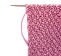 Pink knitted background Royalty Free Stock Photo