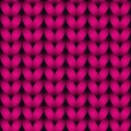 Pink knitted seamless pattern