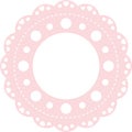 Pink lace Royalty Free Stock Photo