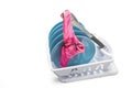 Dishes and panties Royalty Free Stock Photo
