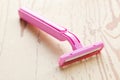 Pink lady shaver Royalty Free Stock Photo
