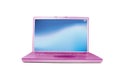 Pink laptop