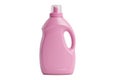 Pink Laundry Detergent Bottle Mockup on White Background Royalty Free Stock Photo