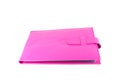 Pink leather bag Royalty Free Stock Photo