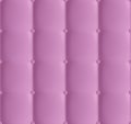 Pink Leather Quilted Headboard Seamless Pattern, Luxury soft leather background. White headboard, bed. Background texture of