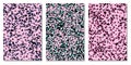 Pink leopard print design. Animal skin pattern.