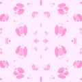 Pink Leopard Rapport. Delicate Cheetah Art