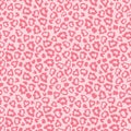 Pink leopard skin fur print pattern.