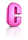 Pink Letter C