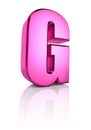 Pink Letter G