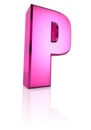 Pink Letter P