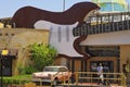 Pink limousine Hard Rock Cafe in Sharm El Sheikh Egypt