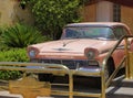 Pink limousine near a Hard Rock Cafe in Sharm El Sheikh Egypt