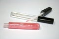 Pink lip gloss Royalty Free Stock Photo