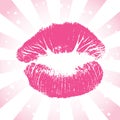 Pink Lips Royalty Free Stock Photo