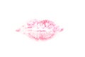 Pink lips Royalty Free Stock Photo