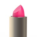 Pink lipstick beauty macro