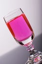 Pink liquid