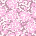 Pink little flowers seamless pattern.