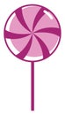 Pink lolipop, icon