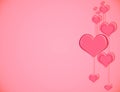 Pink love background.