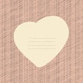 Pink Love Card. Grunge backdrop with scratches. Royalty Free Stock Photo