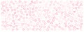 Pink love heart pattern illustration. Valentine\'s day holiday backdrop texture with small bubble hearts Royalty Free Stock Photo